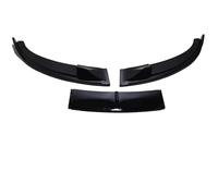 pour Série 5 E60 E61 M5 2005-2010 Kit Carrosserie avec Diffuseur De Pare-Chocs Avant Et Protection De Spoiler Becquets Avant(Gloss Black)
