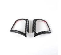 Pour Série 5 F10 2011 2012-2016 Série 7 F01 F02 2011 2012 2013-2016 Décoration De Bouton De Volant De Voiture Bande De Garniture FIXCOR(Carbon black)