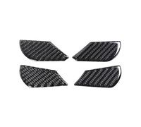 Pour Série 5 G60 G68 2024+ Autocollant De Garniture Pour Panneau De Poignée De Porte Intérieure En Fibre De Carbone Souple BLNETU(2)