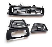 Pour Series 6 Pour F06 F12 F13 630 635 2011-2018 LHD Grille Ventilation Climatisation Avant Gauche Droite Arrière D'aération Intérieure De Voiture(3pcs)