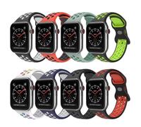 pour Series 8 7 6 5 4 3 SE - Bracelet de Remplacement compatible pour Apple Watch - 44mm 45mm 42mm 49mm, lot de 8