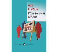 Pour services rendus - Iain Levison - Liana levi - Poche - Roman