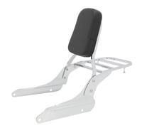 pour Shadow pour VLX600 pour VT600 1999 2000 2001 2002 2003 2004 2005 2006 2007 Dossier De Moto Sissy Bar avec Porte-Bagages Moto Porte-Bagages(Chrome)