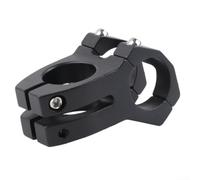 Pour Shikra Bike H, et potence de guidon 31,8 mm, collier de serrage 28,6 mm, direction 45 mm de longueur en alliage d'aluminium, tige d'abaissement de puissance, pour le cyclisme (noir)