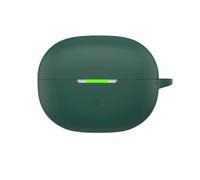 pour SHOKZ OpenDots Air Étui de Protection en Silicone, Boîtier à Couverture Complète Antichoc et Anti-Poussière, Protecteur de Coque Souple Solide pour Écouteurs OpenDots Air. (Vert Foncé)