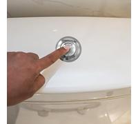 Pour Siamp 32500007 Bouton poussoir double chasse d'eau pour OPTIMA 50, pour réservoirs Twyford & Vitra - Construction ABS, hauteur et trop-plein réglables, fonctionnement par câble