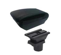 Pour Siège Pour Mii Voiture Boîte D’Accoudoir Console Boîte Rangement Porte Gobelet Accessoires Voiture Coffre rangement accoudoir(F ligne noire Pas d'USB)