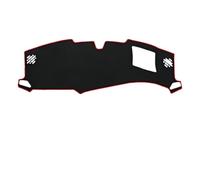 pour Silverado EV pour GMC Sierra 2023 2024 2025-présent Tapis De Protection pour Tableau Bord Pare-Soleil Voiture Couverture De Tableau(Right Hand Red Edge)