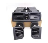 pour Skoda Fabia 2 MK2 Roomster 2007-2010 Sortie d'aération Noire muette Tableau de Bord Central 5j0820951e 5J0819701 5J0819702 Sortie d'aération d'air Chaud (Gauche et Droite)