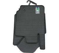 pour Skoda Octavia II à partir de 06/2004-01/2013 Tapis en caoutchouc PETEX ajustés, 4 pièces, noirs, tous temps Tapis de sol en caoutchouc