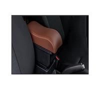 Pour Skoda Pour Fabia II 2008-2014 Boîte D'accoudoir De Voiture Accoudoir Voiture Boîte Rangement Centrale Modification Avec Accessoires Voiture Usb(A brown No USB)