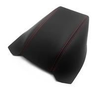 Pour Skoda Pour Octavia 2007-2014 Accoudoir Couverture Voiture-style Center Contrôle Accoudoir Boîte Peau Couverture Autocollant Garniture(Black - red line)