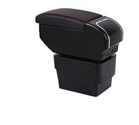 Pour Skoda Pour Octavia Mk3 A7 2014-2018 Accoudoir Double Couche Boîte De Rangement De Contenu Central Avec Cendrier Porte-gobelet USB Charge Voiture Accoudoir Boîte(E1 9 USB)