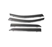 pour Skoda pour Octavia pour Combi 2018 2019 2020 2021 Déflecteur De Fenêtre Latérale Garnitures Chromées Pare-Soleil Déflecteurs De Pluie 4 Pièces Déflecteurs d'air Protecteur