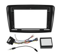 pour Skoda pour Superb 2 B6 2008-2015 Cadre D'autoradio 10 Pouces Fixation sur Tableau De Bord Lecteur DVD Stéréo Adaptateur Et Façade QAQMHVCVB
