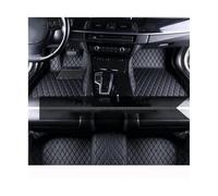 pour Skoda pour Superb 3 2016 2017 2018 2019 2020 2021 Tapis De Sol De Voiture en Cuir sur Mesure Tapis Tapis Coussinets De Pied(Black and Black,RHD)