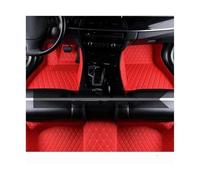 pour Skoda pour Superb 3 2016 2017 2018 2019 2020 2021 Tapis De Sol De Voiture en Cuir sur Mesure Tapis Tapis Coussinets De Pied(Red,LHD)