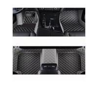 pour Skoda pour Superb 3 2016 2017 2018 2019 2020 2021 Tapis De Sol De Voiture en Cuir sur Mesure Tapis Tapis Coussinets De Pied(Black and Grey,RHD)