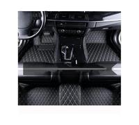 pour Skoda pour Superb 3 2016 2017 2018 2019 2020 2021 Tapis De Sol De Voiture en Cuir sur Mesure Tapis Tapis Coussinets De Pied(Black and Beige,RHD)