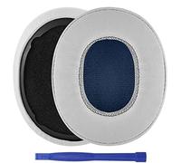 Pour Skullcandy Hesh 3 Coussinets d'oreille de rechange en mousse à mémoire de forme en cuir protéiné compatible avec les casques sans fil Skullcandy Crusher Hesh 3 3.0 Hesh3 Venue - Blanc