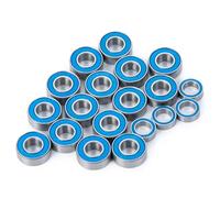 Pour Slash Pour Rustler 2 Roues Motrices Pour Bandit 1/10 19 Pièces Kit Roulements Étanches Moyeu Roue Essieu Pièces Et Accessoires Modèles Réduits Voitures Camions RC Rc Roulements éTanches