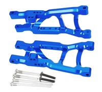 Pour Slash Pour Rustler 4x4 2 Roues Motrices 1/10 Alliage D'aluminium Bras Suspension Inférieurs Avant Arrière Courts Parcours RC Pièces D'amélioration Remplacement RC(Front)