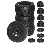 pour Sledge pour Arrma pour Kraton pour Outcast pour Tamiya pour HSP 1/7 1/8 4 Pièces 175mm Pneu Camion Cascade Monstre 17mm Roue Hexagonale Voiture RC Rc Jouets Accessoires