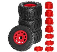 pour Sledge pour Arrma pour Kraton pour Outcast pour Tamiya pour HSP 1/7 1/8 4 Pièces 175mm Pneu Camion Cascade Monstre 17mm Roue Hexagonale Voiture RC Rc Jouets Accessoires