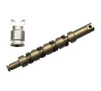Pour SLX For BFS For XG Specific Twists Shaft Half Moon Pin Kit Support Modifications et Tuning de Roue Goutte d'eau (Twists + Demi-Lune)