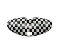 Pour Smart 451 Pour Fortwo 451 Voiture Intérieur Rétroviseur Couverture Boîtier Coque Moulage Miroir Autocollant Modifié(6)
