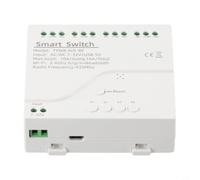 Pour Smart Life et module de commutateur de relais 4 canaux compatible DC5-32V ou AC85-250V Tension d'entrée avec protocole sans fil RF 433MHz (4CH DC5-32V avec boîtier)