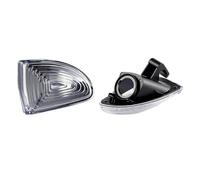 Pour Smart Pour Fortwo W451 2007-2015 Clignotants Latéraux Couvercle De Lampe Cache-lentille phare voiture(Clair)