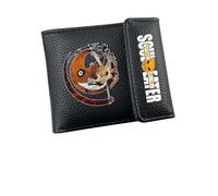 pour So-UL Eat-ER Portefeuille Bi-Fold, Porte Cartes de Credit en Cuir PU Animé, Cadeau d'anniversaire Garçon, Portefeuille(A3)