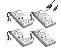 Pour SONY PS4 PS4 PRo slim LIP1522 Dualshock 4 V1 V2 contrôleur sans fil Playstation GamePad 4x2000mAh batterie Rechargeable 2 Pcs 2.0Ah Battery