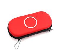 Pour Sony PSP 1000 2000 3000 EVA Housse De Transport Pochette De Rangement Sac De Voyage Sac De Protection Rigide EVA Housse de Sac De Voyage (Rouge)