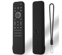 pour Sony RMF-TX810U/RMF-TX811U/RMF-TX910U Télécommande Protecteur Housse en Silicone Anti-Chocs et Anti-Dérapante Lanyard (Noir)
