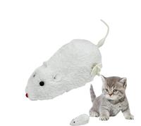 pour souris de chat : jouet de chasse à souris en peluche de chat à vent, pour animaux de compagnie avec corde pour souris en peluche, jouet pour courir avec souris mécanique, mousse