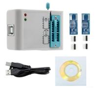 Pour SPI pour programmateur Flash USB 24 25 93 pour eeprom | Lecture/écriture rapide, taux de données de 12 Mbps, matériau ABS, bleu, idéal pour les mises à jour du BIOS