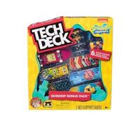 pour Spongebob - Coffret Pack Tech : 6 Finger Skates Boards Planches, Accessoires - Atelier Shop - Set Mini Skate Doigt et Carte