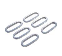 pour Sprinter W906 Crafter 2008-2017 - Embouts Caches Déflecteur - Contours chromé en inox (Brillant) - 6 Pièces