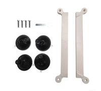 Pour Starlink pour mini ventouse - Pivotant à 360 degrés sur toit ou vitre en verre - Support de voiture stable (blanc)