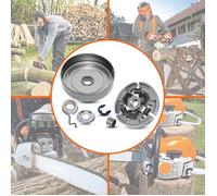 Pour STIHL 021 023 025 MS210 MS230 MS250 017 018 MS170 MS180, MS250 MS170 Kit d'embrayage, 1123 160 2050, 1123 640 7102, 0000 958