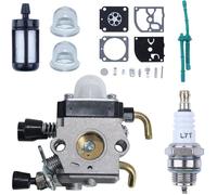pour Stihl FS38 HS45 FS55 Kit de réparation de tondeuse ZAMARB-99 L7T BPMR7A Bougie d’allumage MS180 Filtre à carburant K45 Bulles