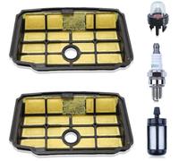 pour Stihl MS193T MS194T Kit de mise au point du filtre à air de tronçonneuse avec filtre à carburant Bougie d’allumage Amorce