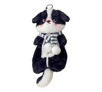 pour stylo en peluche: matériau en velours doux, grande capacité et espace, conception de dessin animé mignon, espace portable léger | Organisation de fournitures de voyage de bureau s, Border Collie