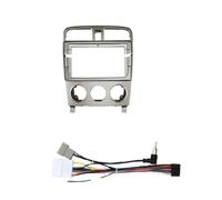 pour Subaru pour Forester 2004-2012 Cadre D'autoradio Multimédia 9 Pouces avec Façade Support De Tableau De Bord Adaptateur Décodeur Et Câble Canbus QAQMHVCVB(Set B 2004-2008)