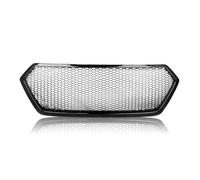 Pour Subaru Pour Legacy Pour Outback 2015-2017 Calandre Course Aspect Carbone/brillant/noir Mat Capot Pare-chocs Supérieur Grille En Maille Calandre Avant Voiture(Noir brillant)