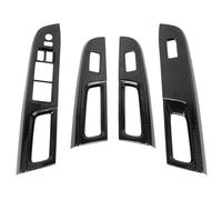 Pour Subaru Pour WRX STi 2015-2021 Garniture De Bouton De Commande De Lève-vitre D'accoudoir De Porte En Véritable Carbone YIJIAVSX(RHD)