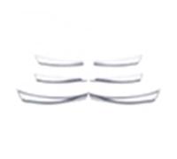 pour Sunny pour Versa 14-17 Accessoires De Voiture 6 Pièces Grille Calandre Avant Garniture Couverture Pare-Chocs Kit Carrosserie Séparateur Spoiler