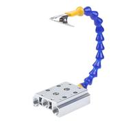 Pour support de fer à souder, outil de troisième main flexible avec bras réglables et clips revêtus de caoutchouc, base stable en aluminium pour soudage PCB et réparation de modèles